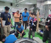69081401 - งานติดตั้ง เครื่องสลัดผ้าอุตสาหกรรม ALPHA - 37