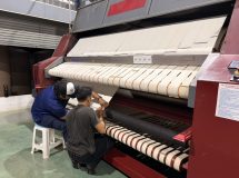 69100701 - สายพานรีดผ้า NICHOLINE เทปพันลูกกลิ้ง เครื่องรีดผ้าแบบสายพาน TOLKAR - 45