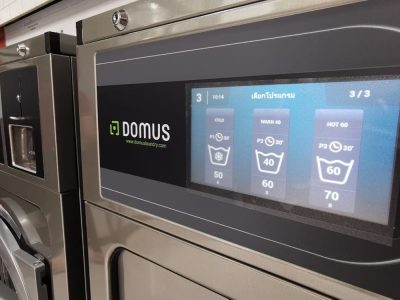 เครื่องซักอบผ้าหยอดเหรียญ DOMUS Clean&Go - ร้าน Clean Style Laundry - 7